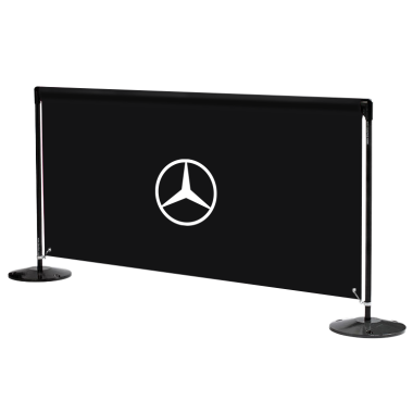 poteau rideau bache mercedes